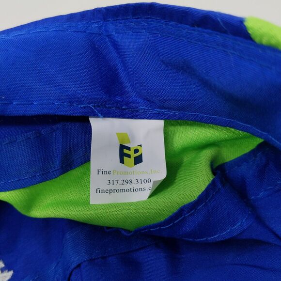 Indy 500 Festival One America Mini Marathon Blue Strapback Hat Embroidered Logo - Picture 10 of 10